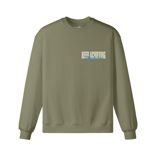 Hustlers Paradise Crew Neck-Sage Green