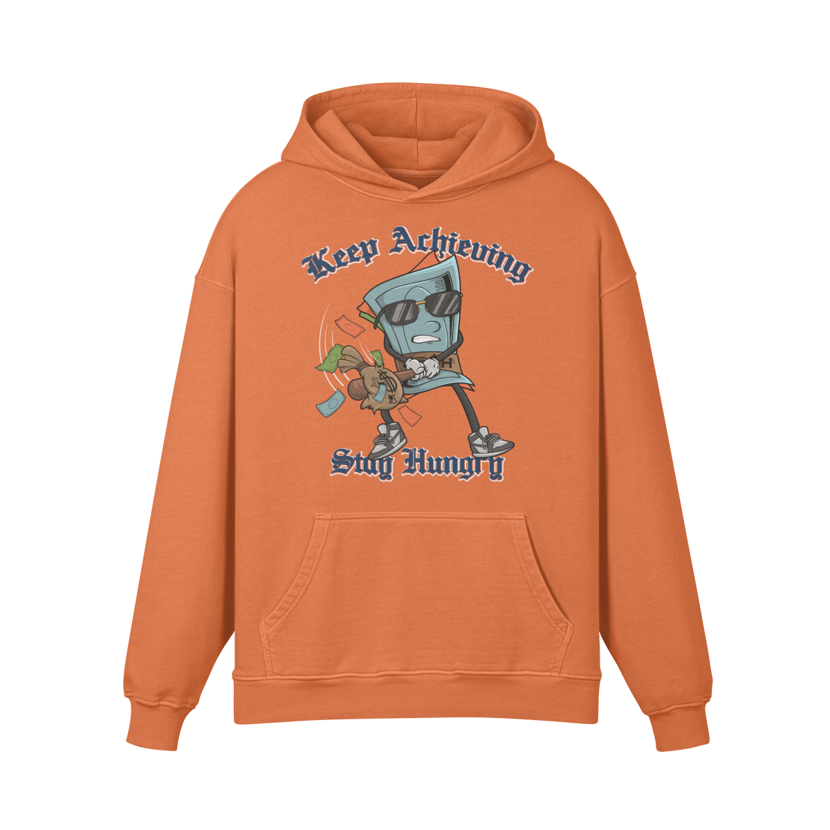 Batter Up Hoody-Copper Red